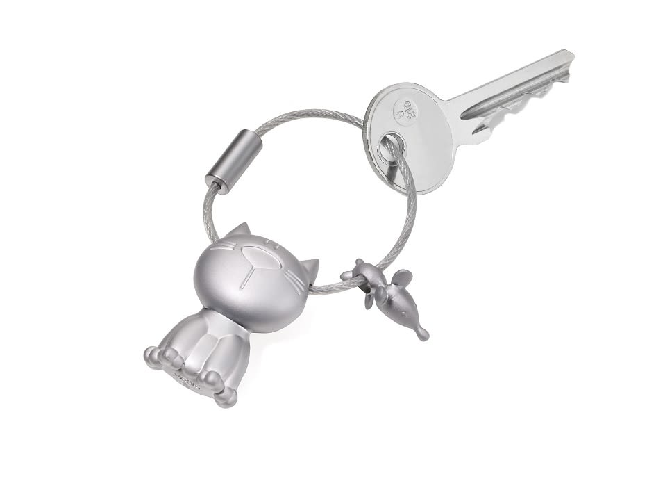 Llavero Troika Marca  - diseño Gato y Ratón1