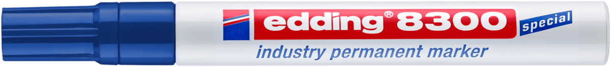 Marcador permanente industrial edding 8300 Azul1
