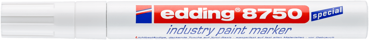 Marcador óleo Industrial Edding E-8750 blanco1