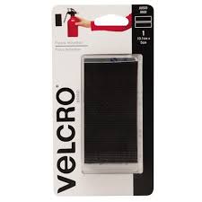Sujetador Con Adhesivo marca Velcro Tira 10.1 Cms Negro1