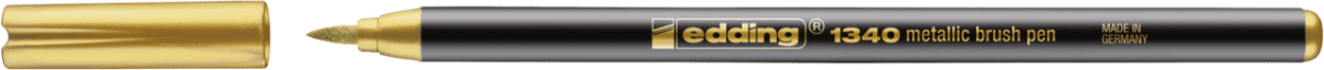 Marcador punta pincel Edding-1340 Oro2