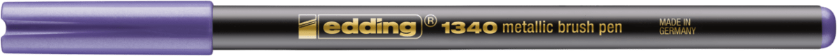 Marcador punta pincel Edding-1340 Violeta metalizado1
