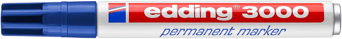 Marcador permanente edding e-3000 Azul1
