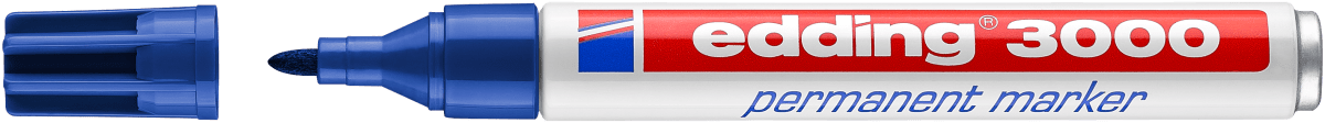 Marcador permanente edding e-3000 Azul2