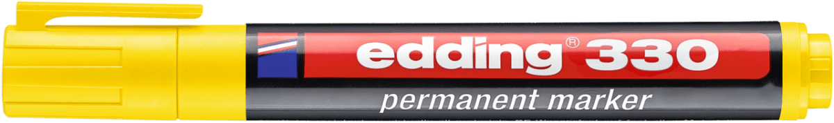 Marcador permanente edding 330 Amarillo1