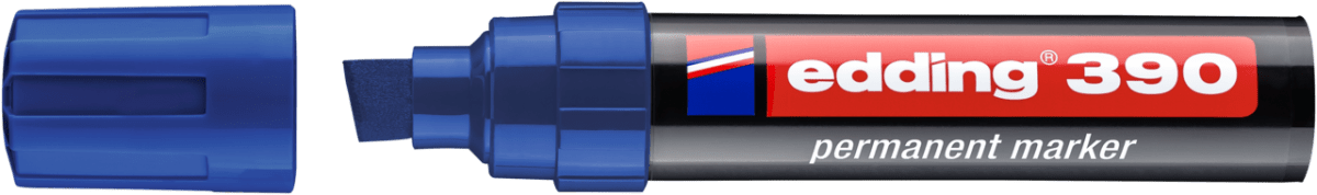 Marcador permanente Jumbo edding 390 AZUL2