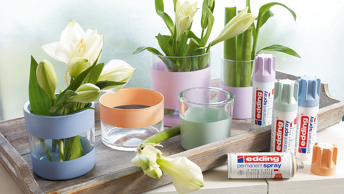 Spray permanente de pintura acrílica de alta gama Edding E-5200 Lavanda Mate2