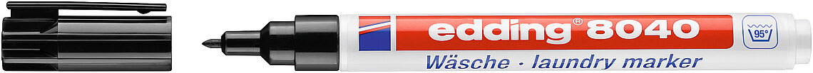 Marcador para ropa Edding E-8040 Negro1