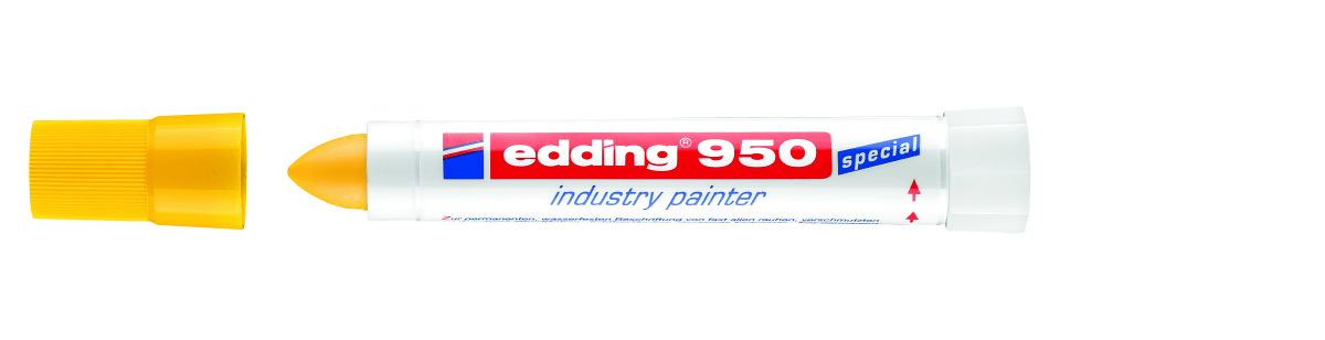 Marcador Edding Industrial Pasta De Color Amarillo E-9501
