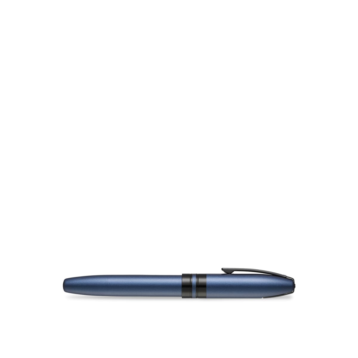 Pluma Fuente Sheaffer Icon Azul Mate detalles _en PVD negro,5