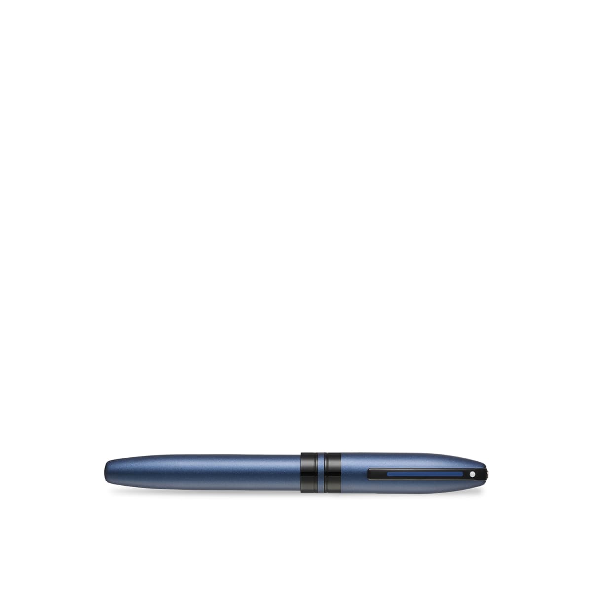 Pluma Fuente Sheaffer Icon Azul Mate detalles _en PVD negro,4