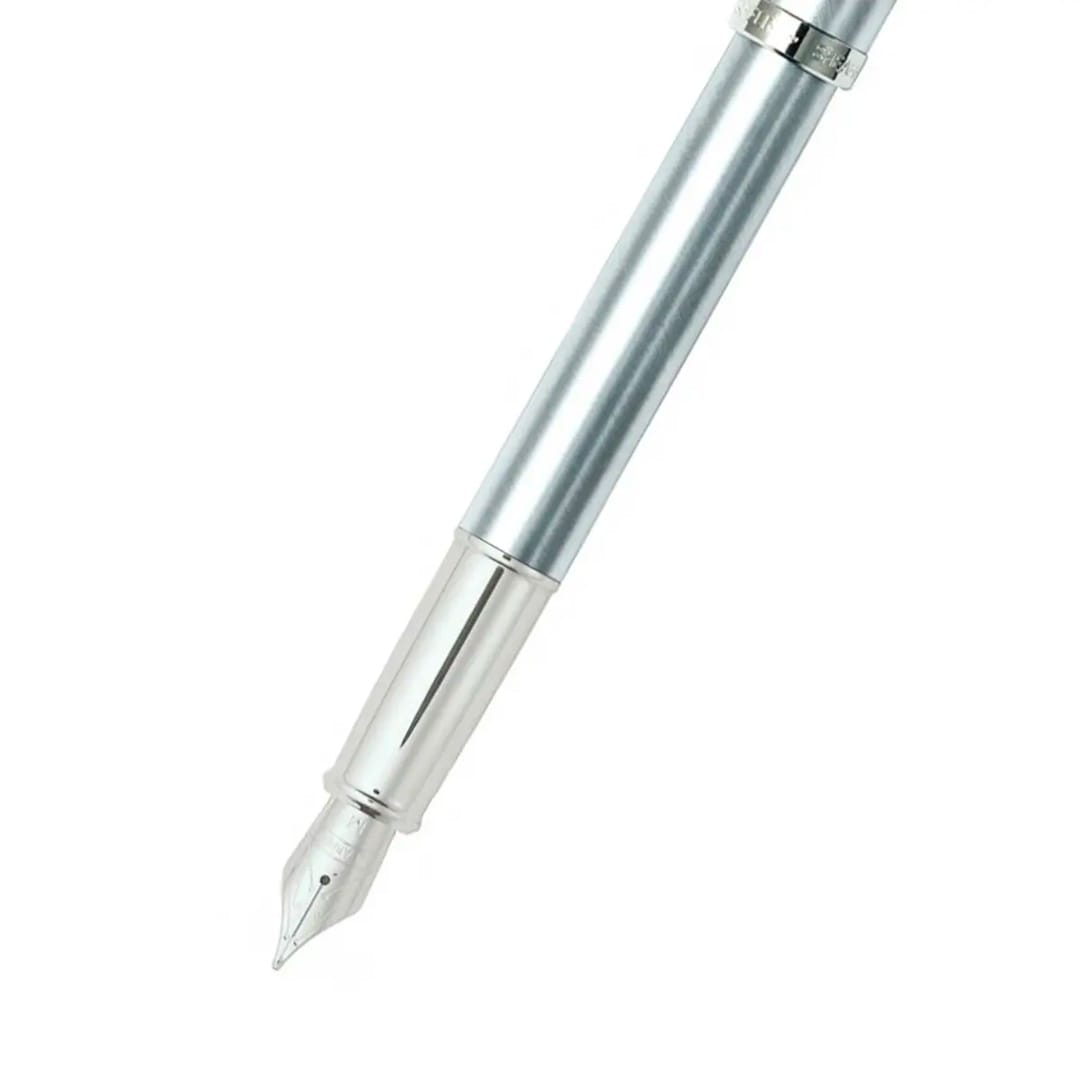 Pluma Fuente Sheaffer Serie 100 Cepillado CT punto mediano (SHFER)3