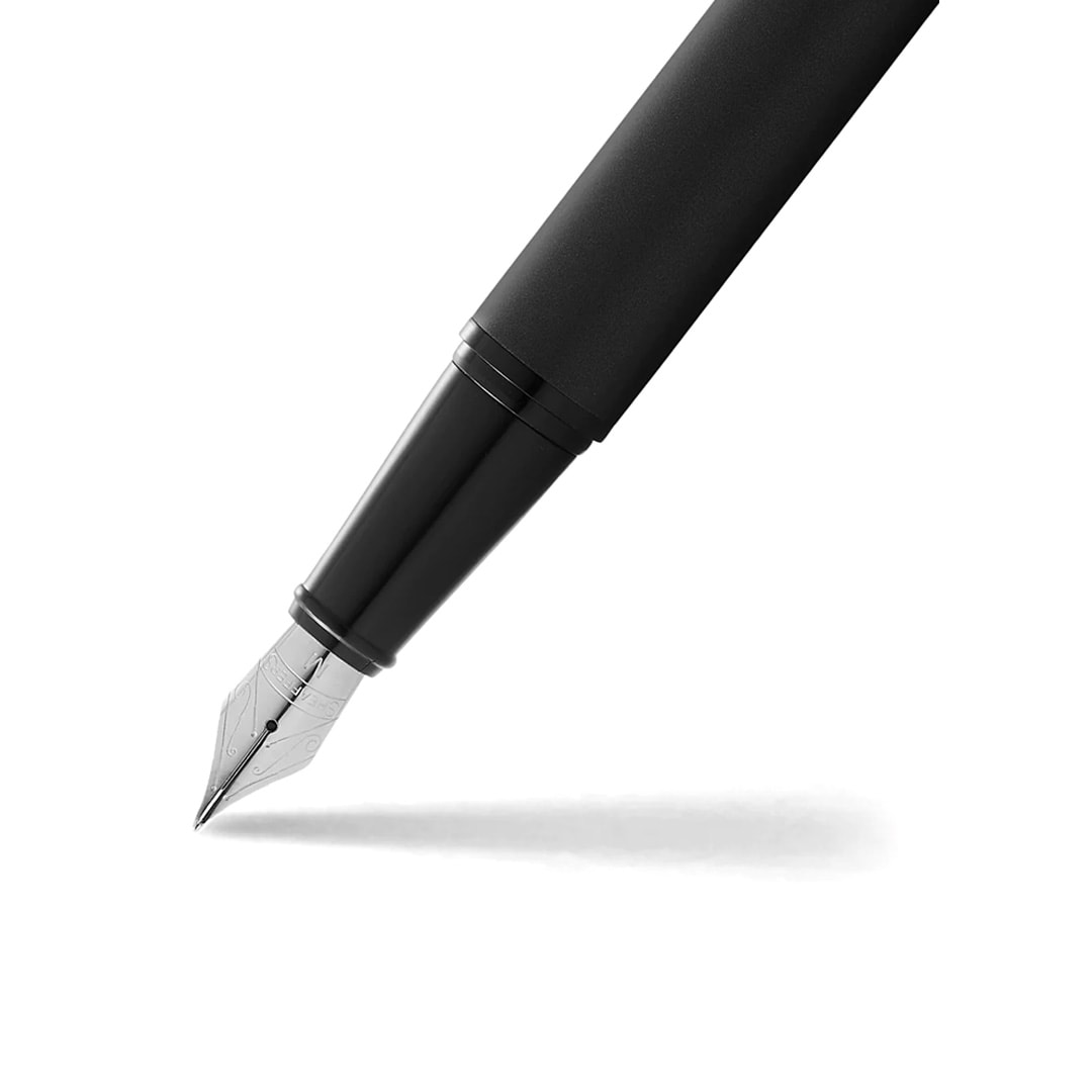 Pluma Fuente Sheaffer Serie 300 Laca_Negra Mate2