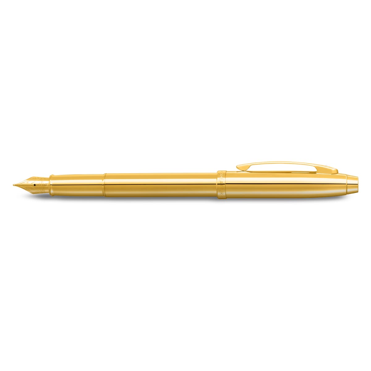 Pluma Fuente Sheaffer Serie 100 .Dorado con detalles en PVD dorado4