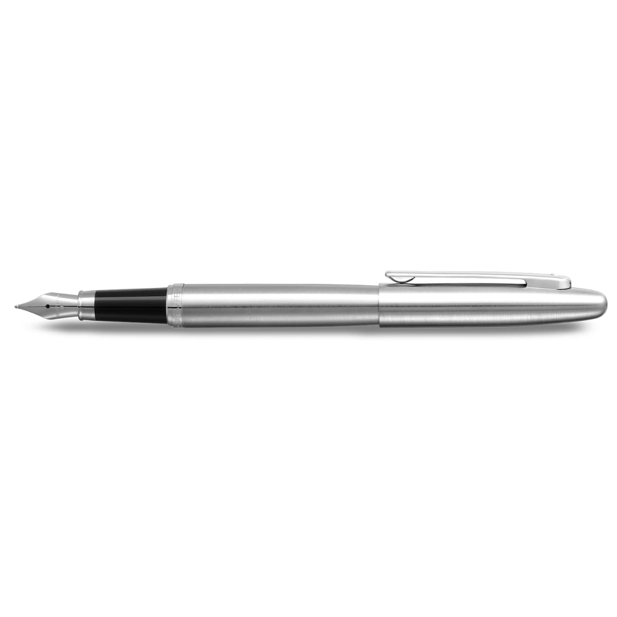 Pluma Fuente Sheaffer VFM Cromo cepillado CT punto mediano (SHFER)6