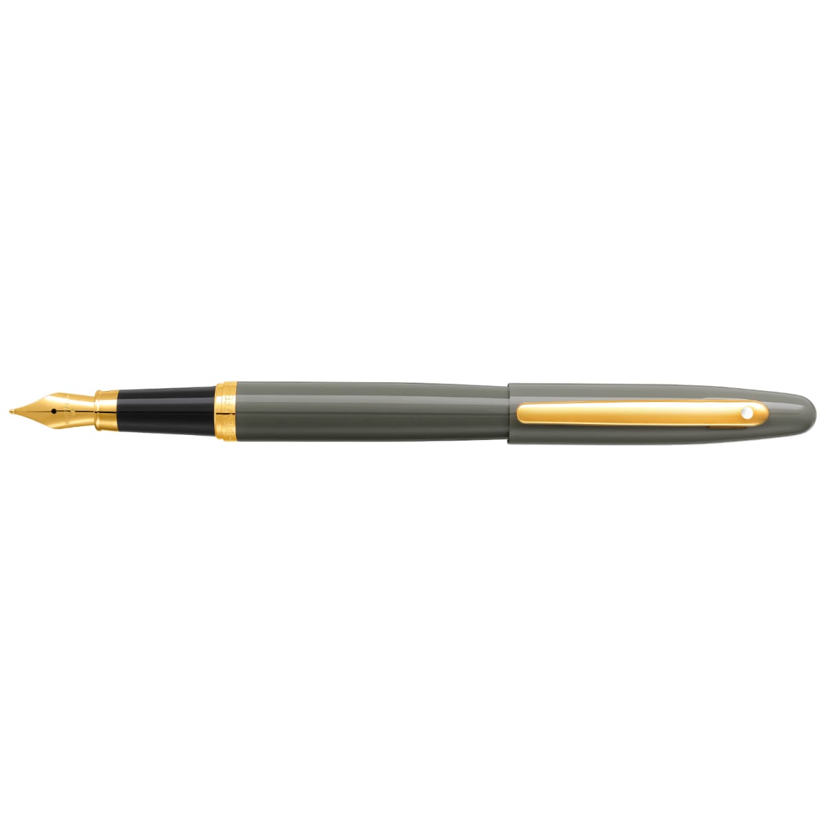 Pluma Fuente Sheaffer VFM Gris claro GT punto mediano (SHFER)4