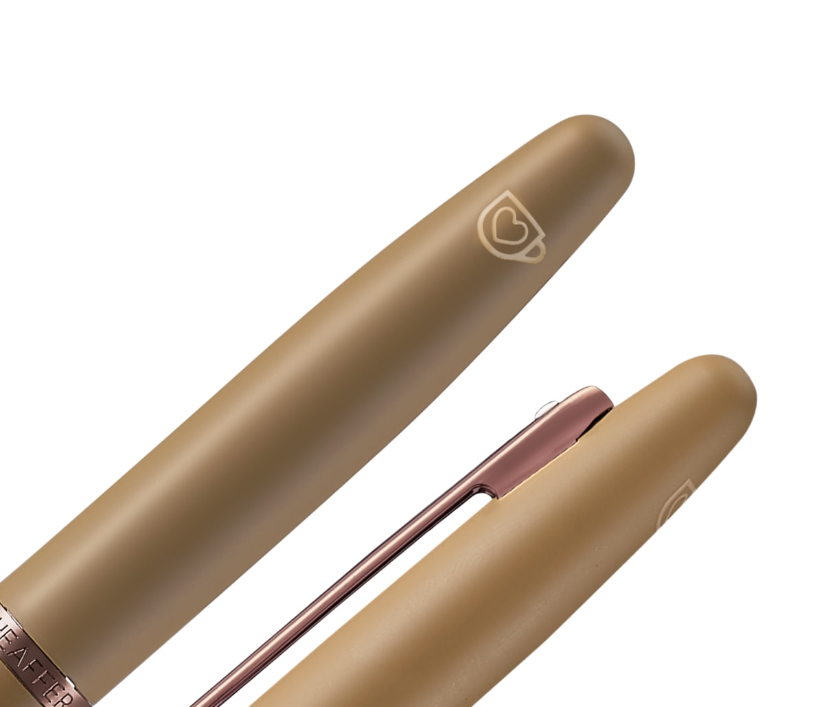 Pluma Sheaffer Vfm Edición Coffee Pvd Plumín M + Convertidor3