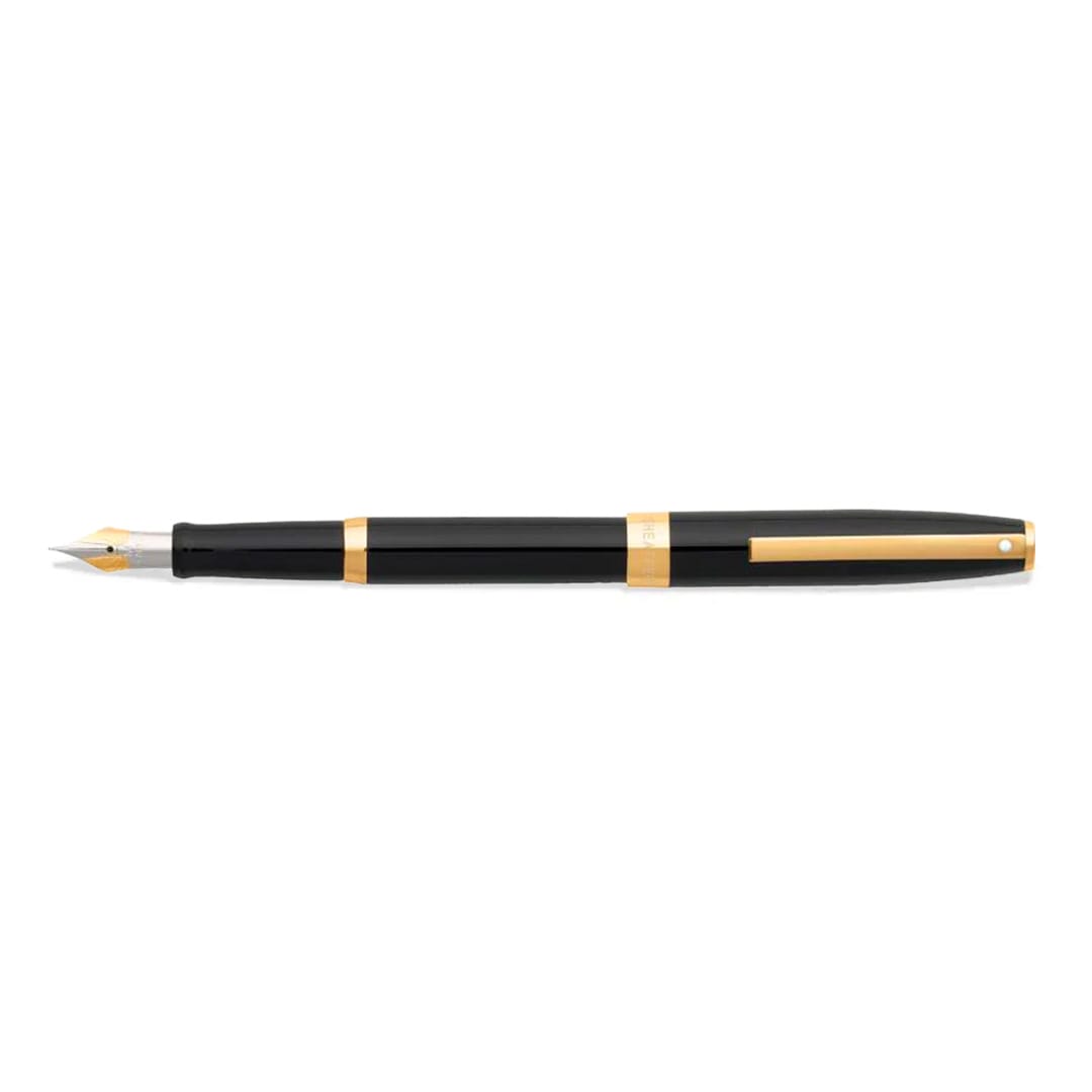 Pluma Fuente Sheaffer Sagaris Negro_ Brillante3