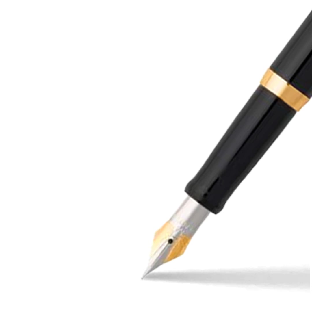 Pluma Fuente Sheaffer Sagaris Negro_ Brillante2
