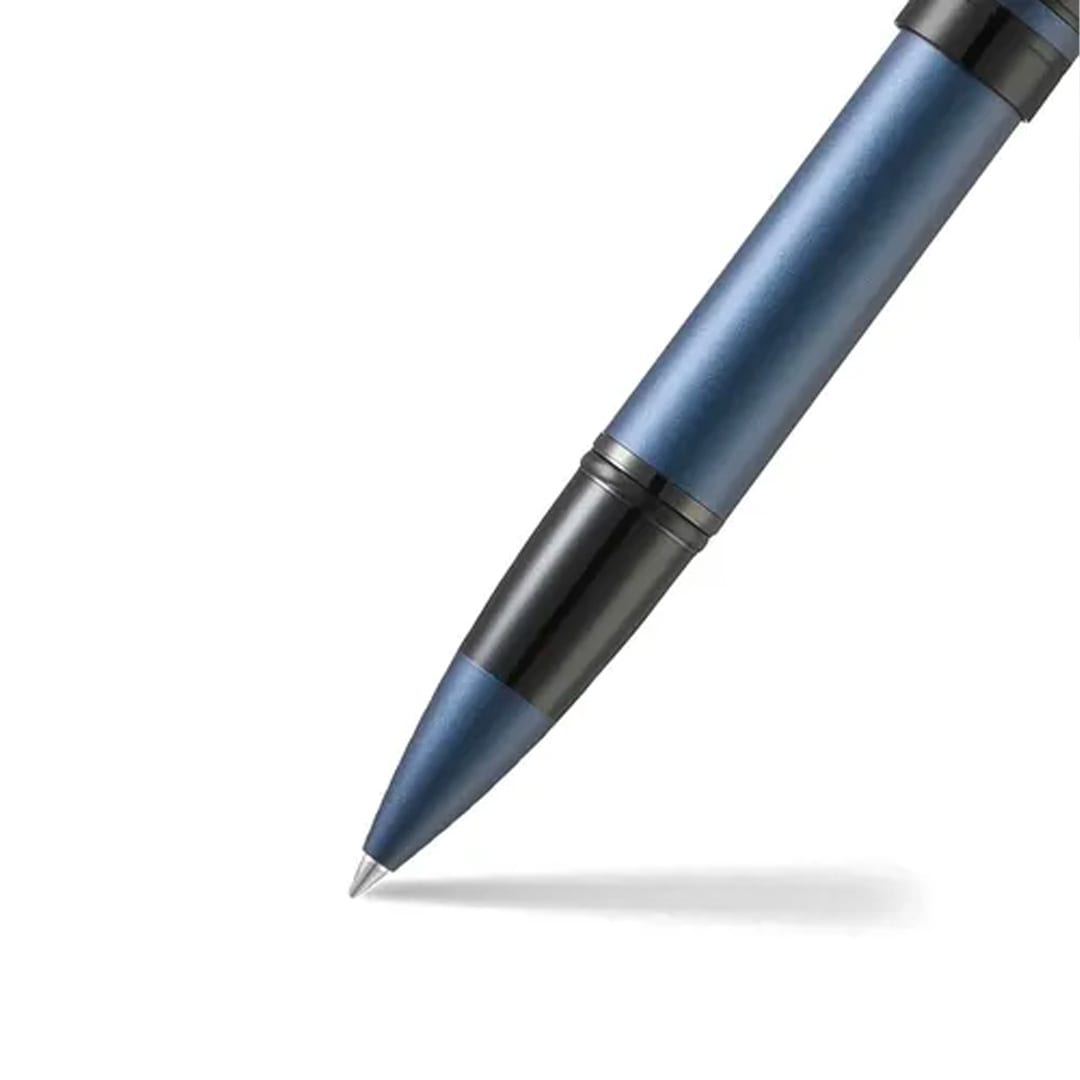 Roller Sheaffer Icon Azul Mate detalles en_PVD negro2