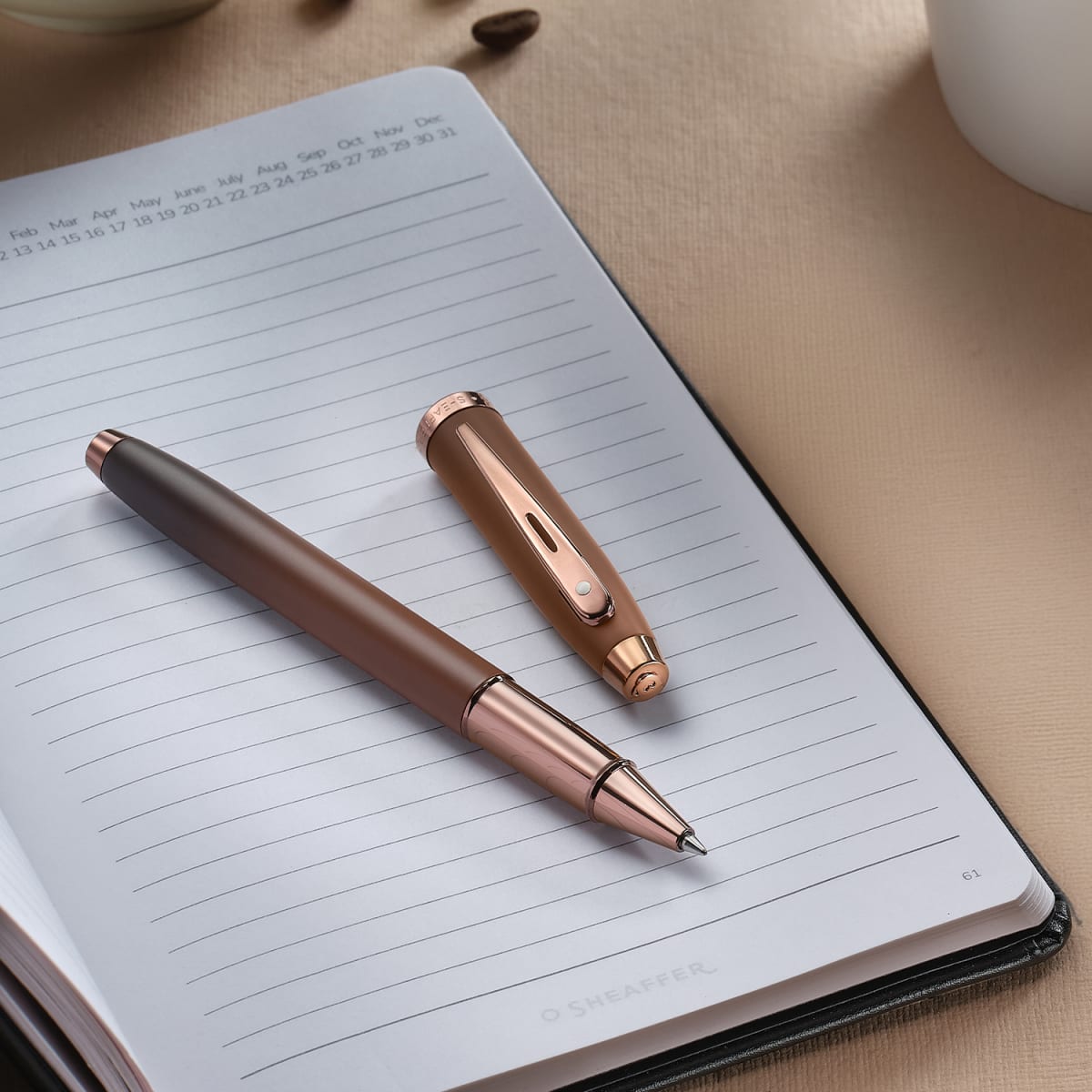 Rollerball Sheaffer 100 Edición Coffee Con Detalles Pvd8