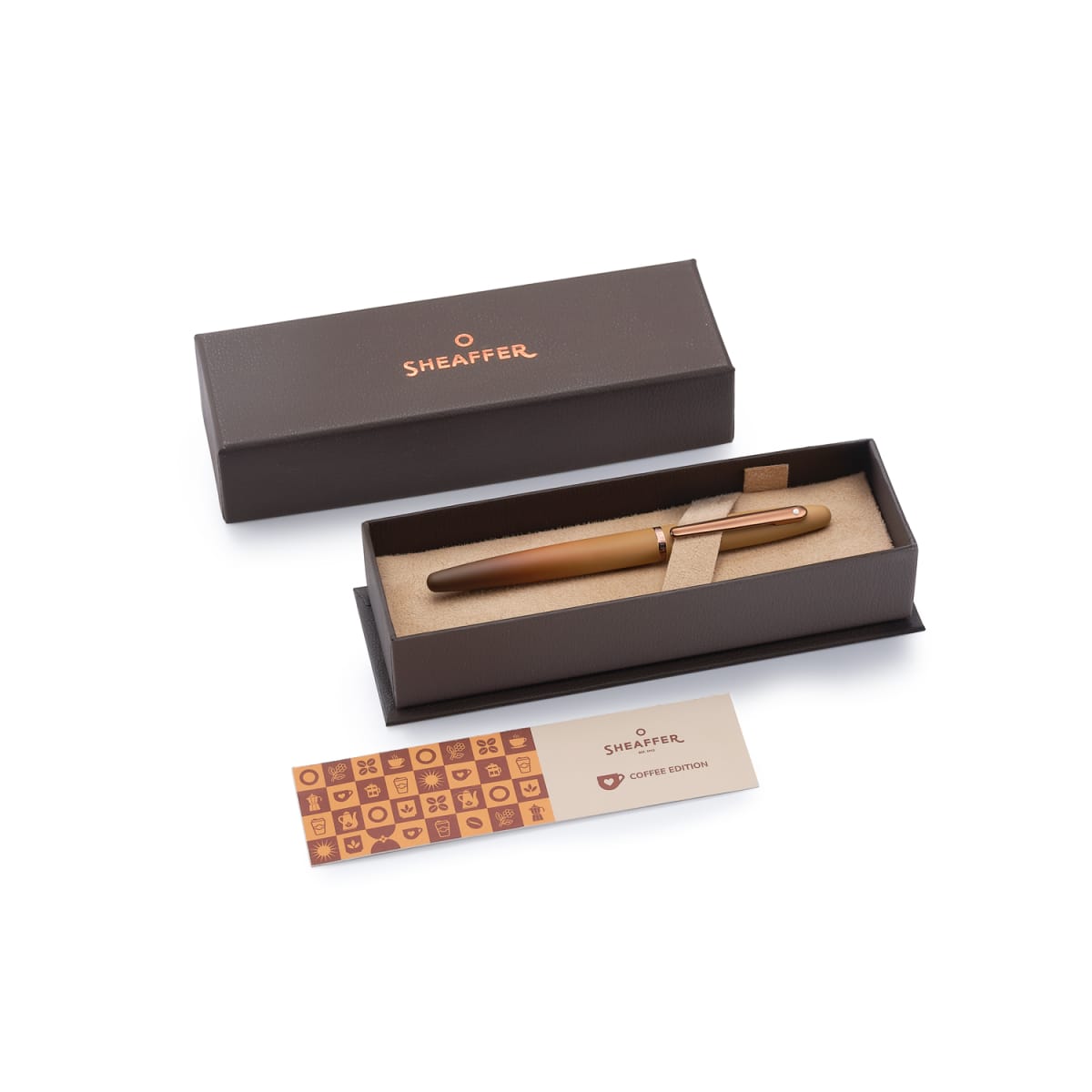 Rollerball Sheaffer Vfm E9428 Edición Coffee Con Detalles Pvd (Shfer)8