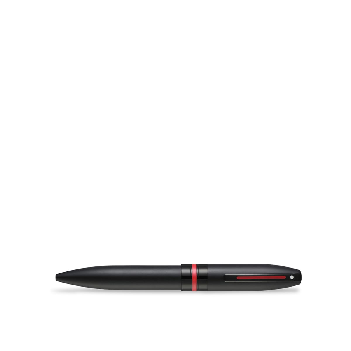 Bolígrafo Sheaffer Icon Negro Mate detalles en PVD Rojo,.5