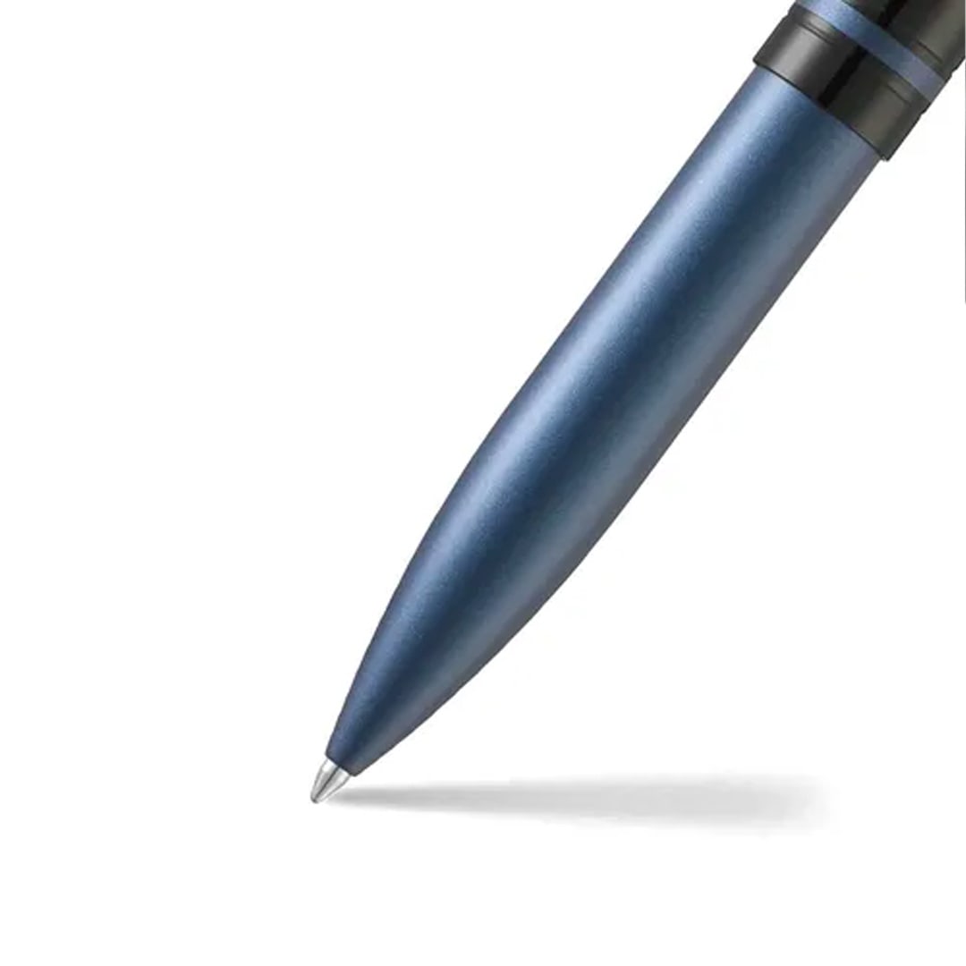 Bolígrafo Sheaffer Icon Azul_Mate detalles en PVD negro2