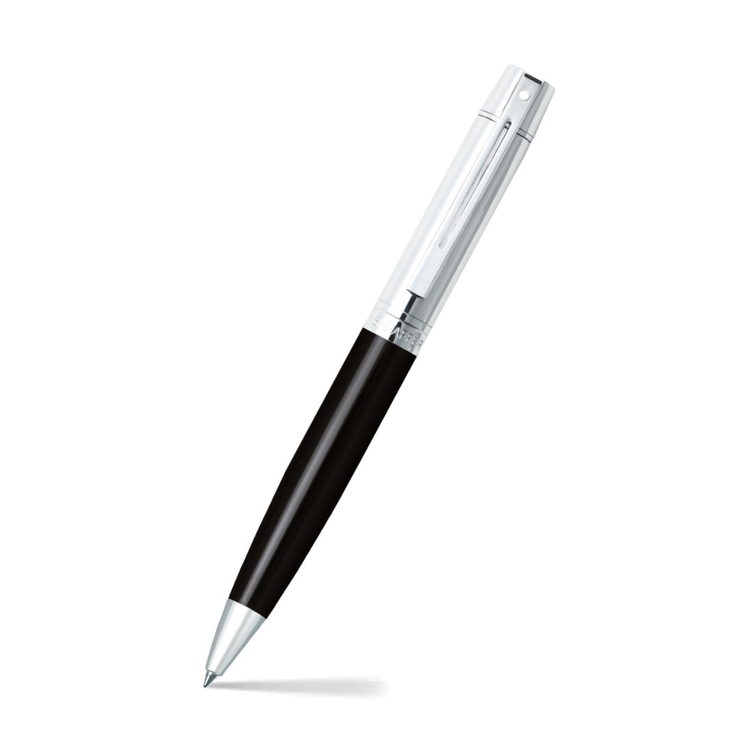 Bolígrafo Sheaffer Serie 300 Negro_Brillante Cromo1