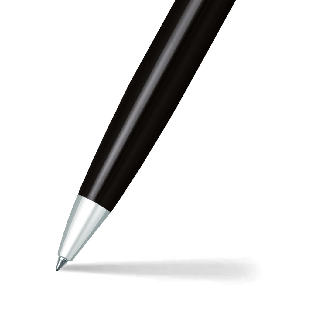 Bolígrafo Sheaffer Serie 300 Negro_Brillante Cromo2