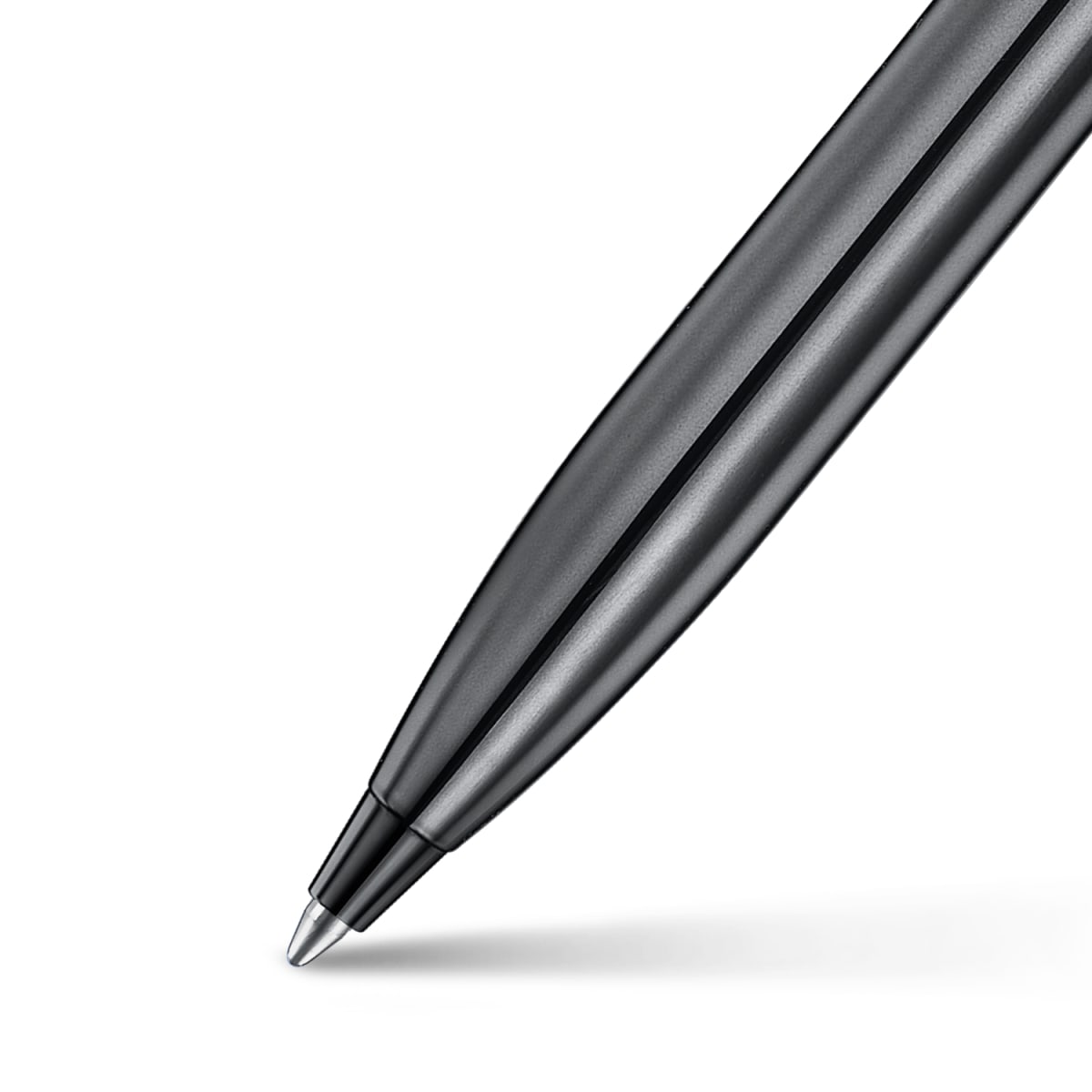 BOLÍGRAFO SHEAFFER 100 GRIS OSCURO CABADOS EN PVD NEGRO2