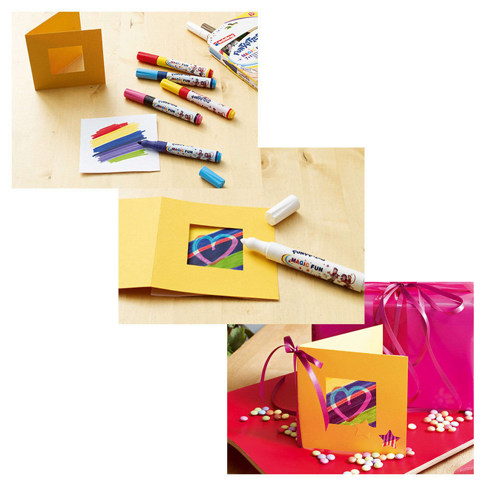 Set 8 Marcador infantil de fibra Edding E-13 FUNTASTICS MAGIC FUN3