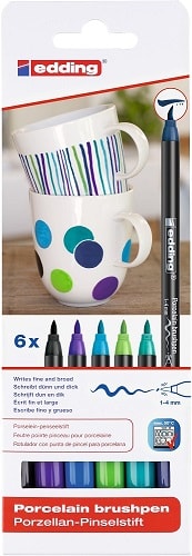 Set 6 Marcadores Porcelana Edding E-4200 Basico2