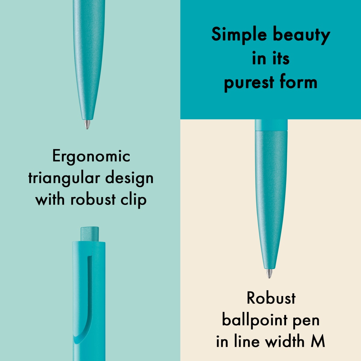 Bolígrafo Lamy Noto Teal M8