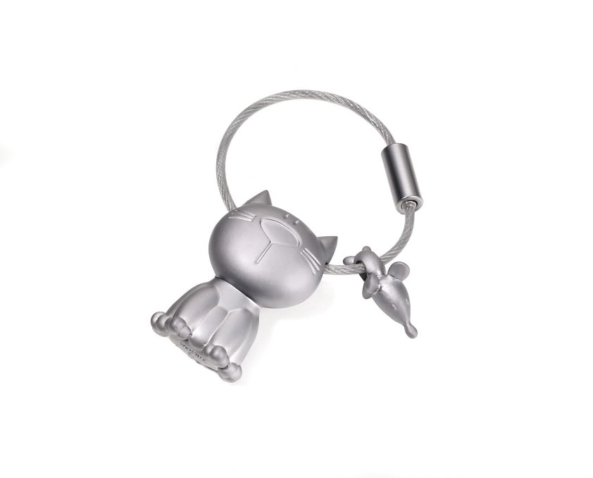 Llavero Troika Marca  - diseño Gato y Ratón2