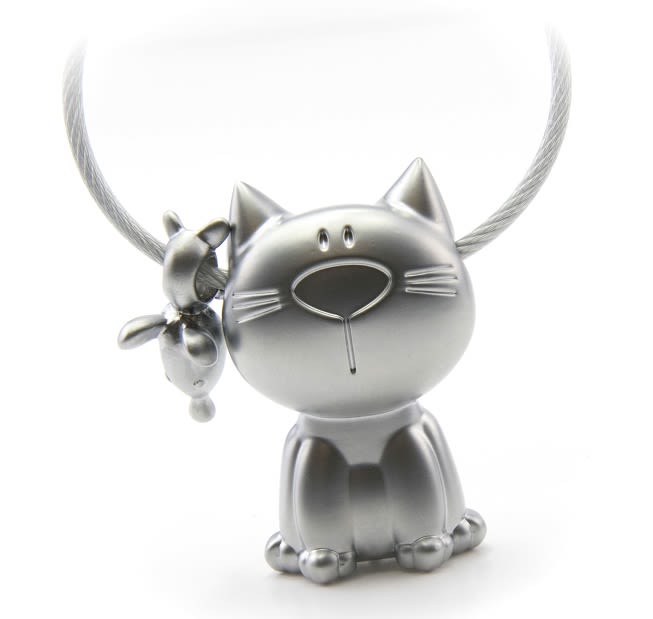 Llavero Troika Marca  - diseño Gato y Ratón3