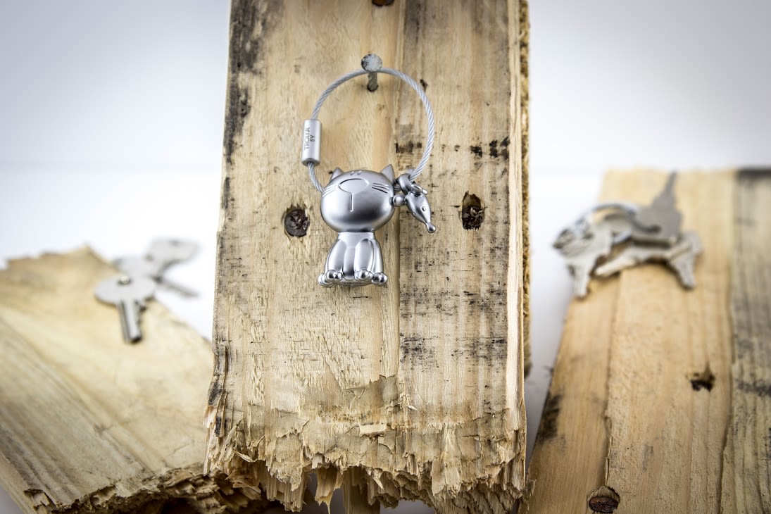 Llavero Troika Marca  - diseño Gato y Ratón6