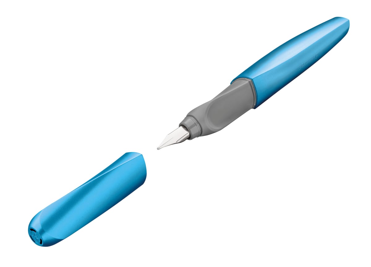 Pluma Pelikan Twist Azul Escarcha2