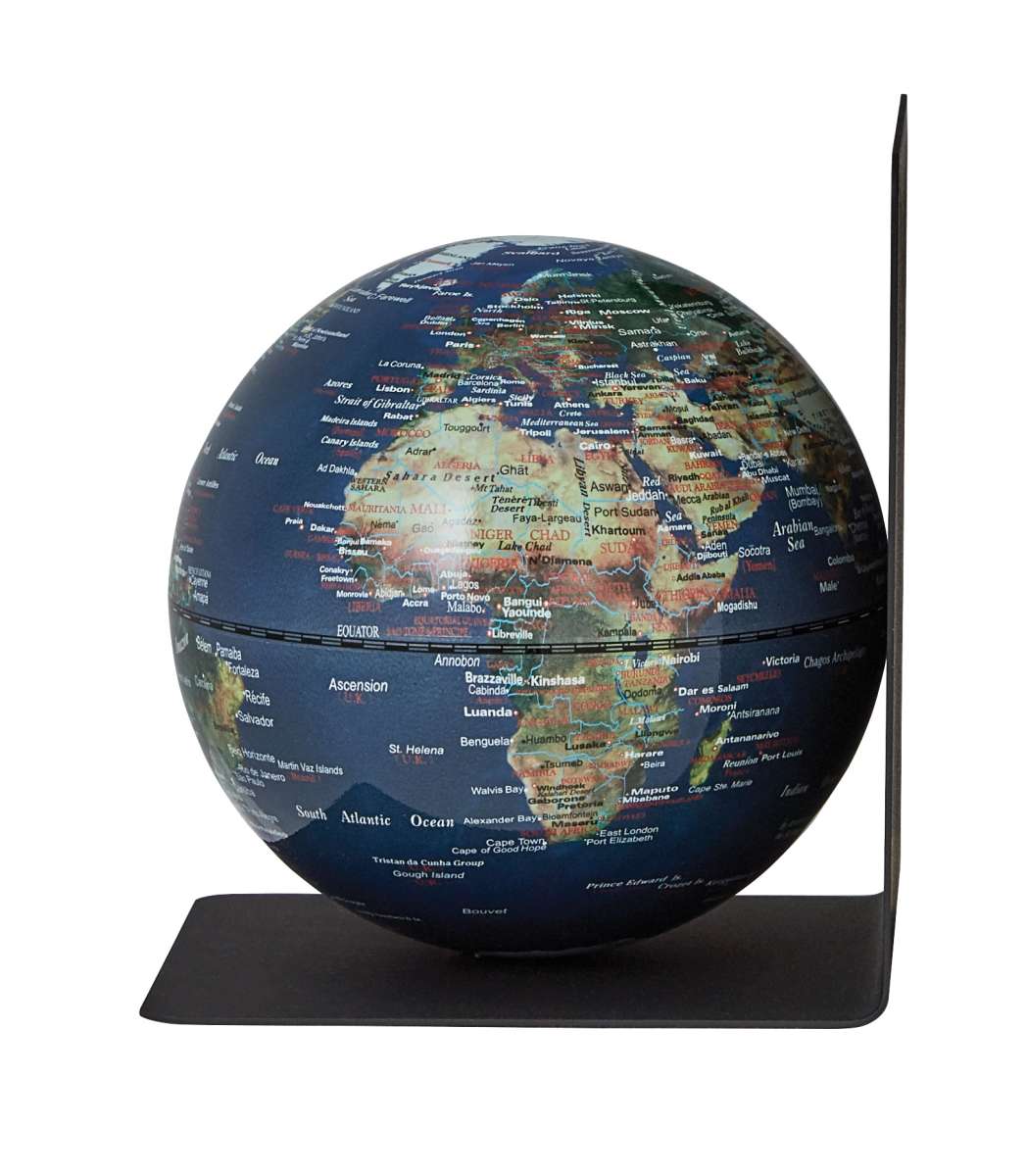 Globo TROIKA  BOOKGLOBE SINGLE azul, verde2