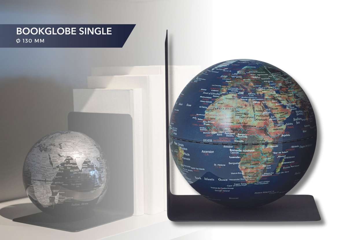 Globo TROIKA  BOOKGLOBE SINGLE azul, verde4