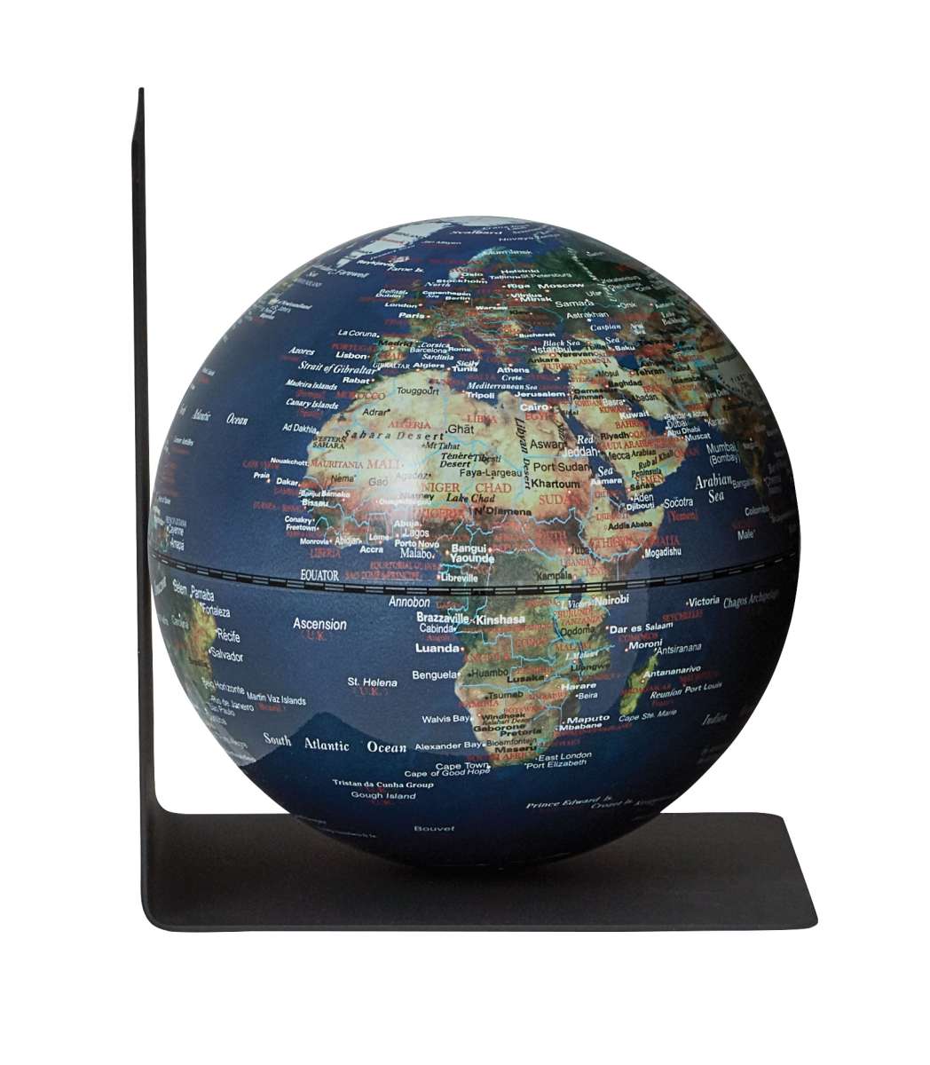 Globo TROIKA  BOOKGLOBE SINGLE azul, verde1