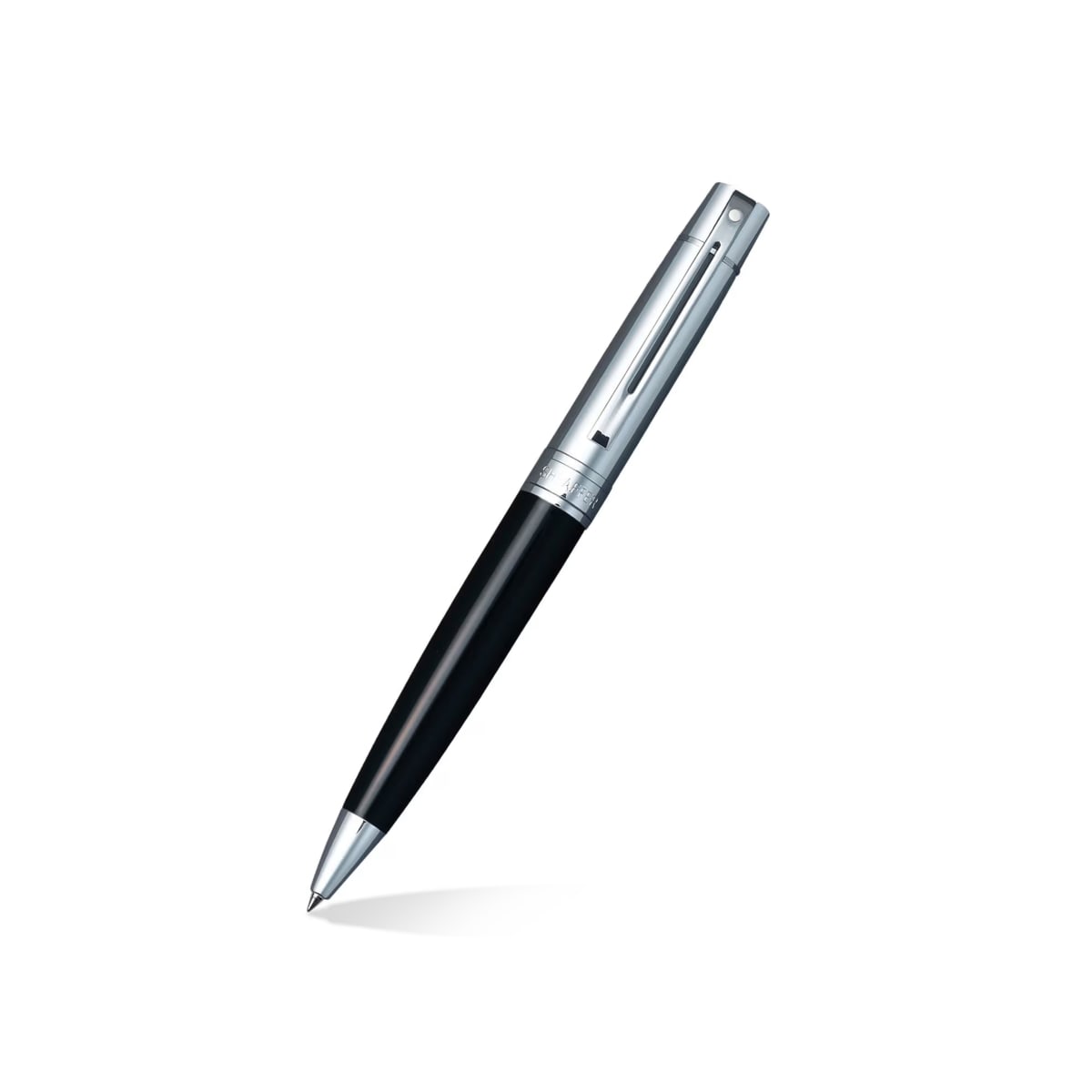 Bolígrafo Sheaffer S300 Negro / cromo CT + Portatarjetas6