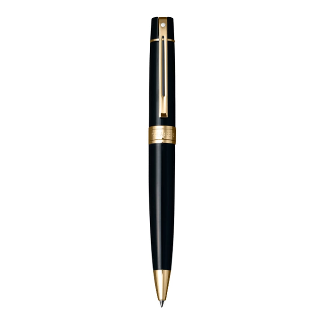 Bolígrafo Sheaffer S300 Negro brillante GT + Portatarjetas C9