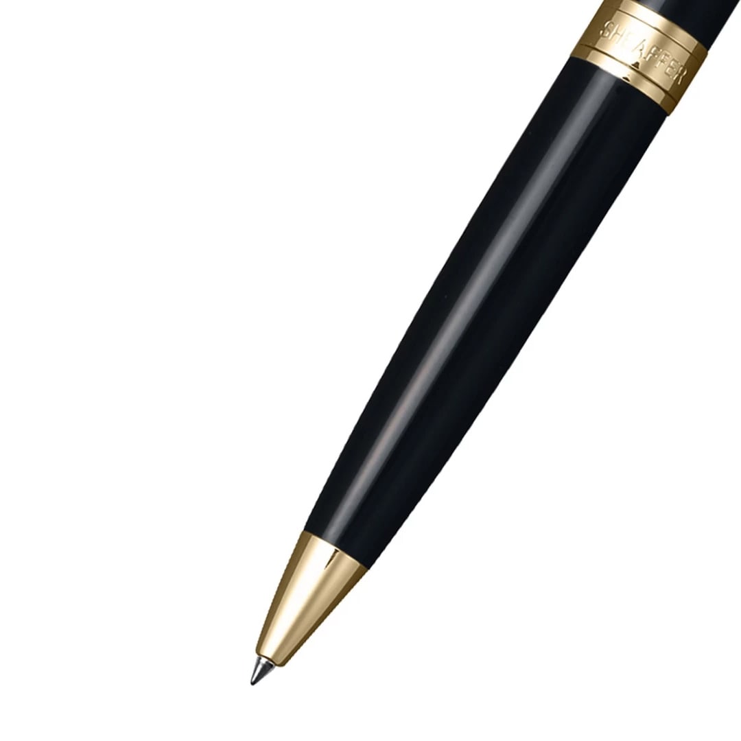 Bolígrafo Sheaffer S300 Negro brillante GT + Portatarjetas C5
