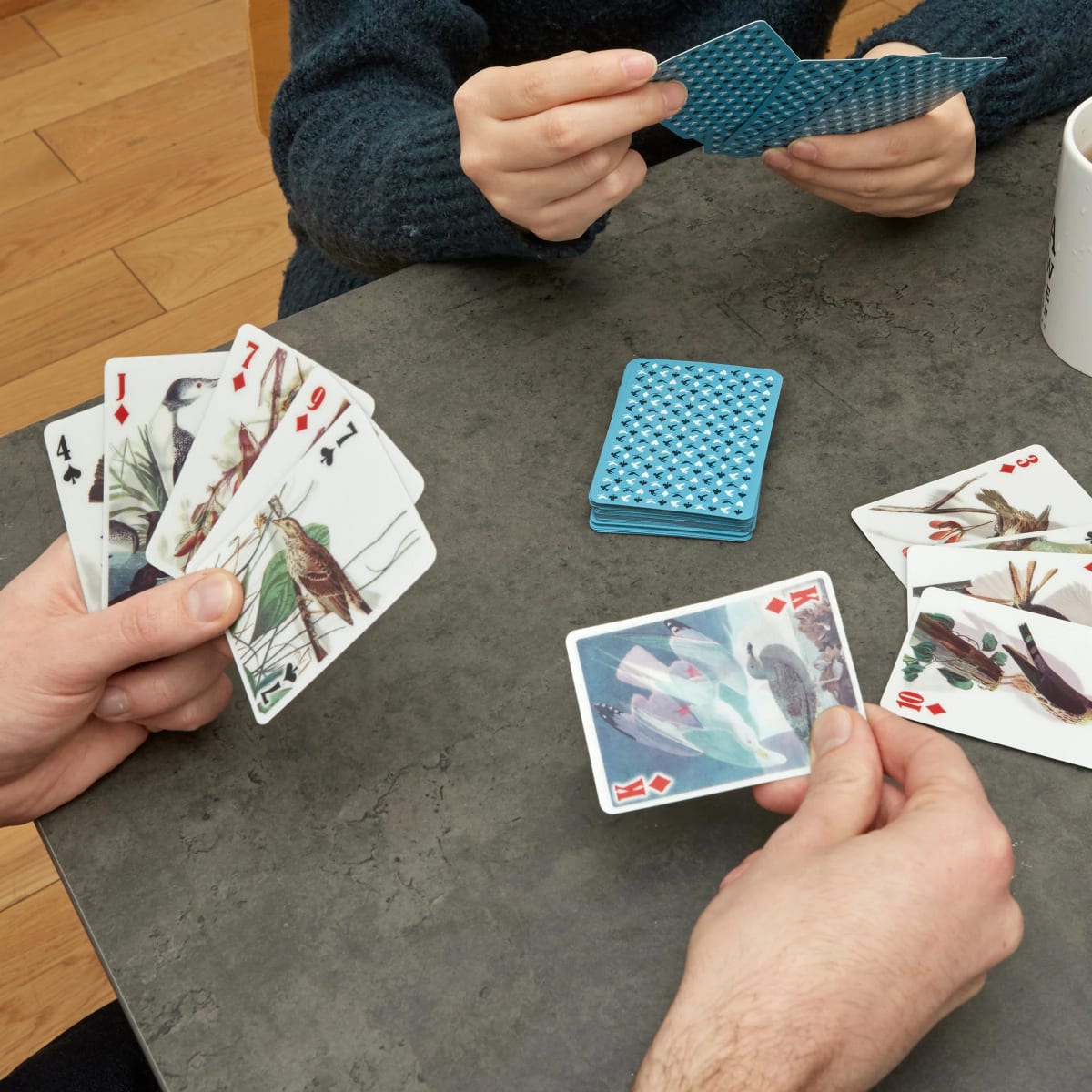 Cartas Kikkerland De Juego 3D De Pájaros3