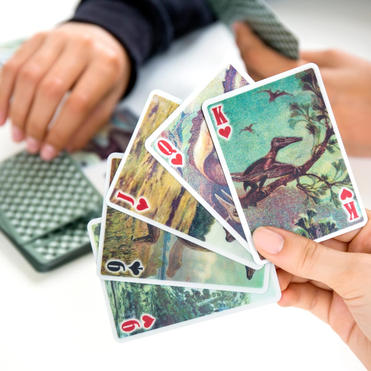 Cartas Kikkerland De Juego 3D De Dinosaurios4