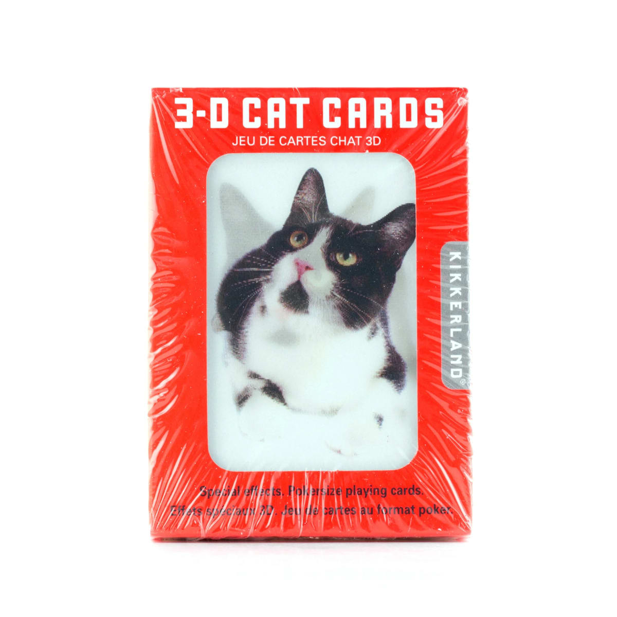 Juego de Cartas Kikkerland  3D De Gatos2