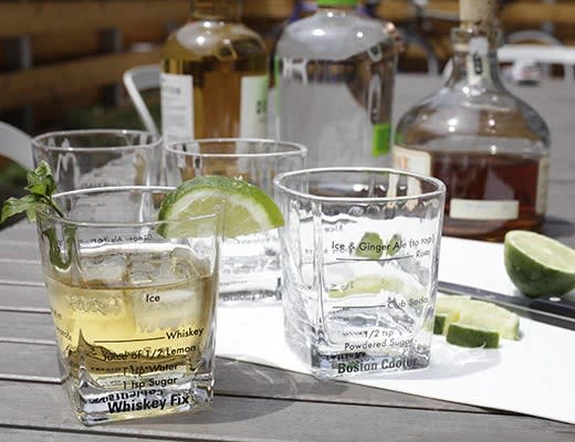 Vasos Kikkerland De Bartending S/43