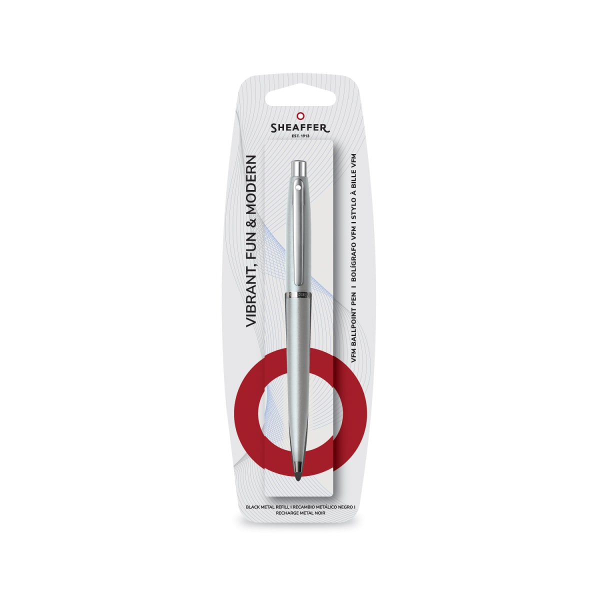 Bolígrafo Sheaffer VFM Plata CT1