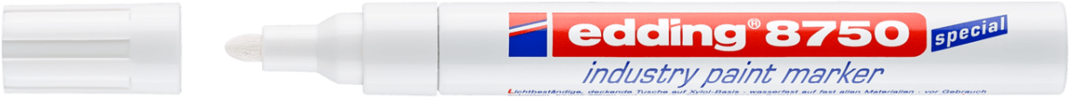 Marcador óleo Industrial Edding E-8750 blanco2